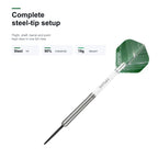 Loxley Featherweight Green complete steel tip dart setup