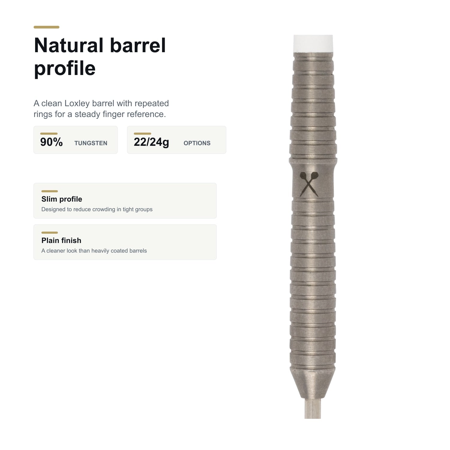 LOXLEY HOOD 90% natural barrel profile image