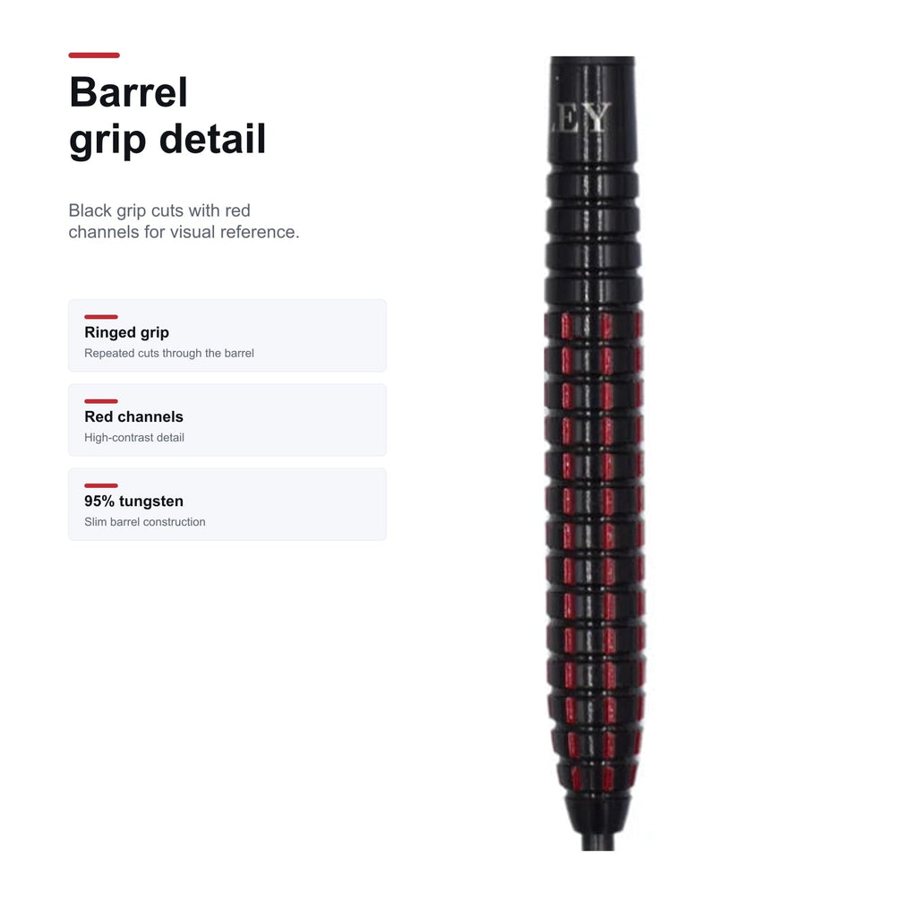 Loxley John Part 30th Anniversary Edition 95% barrel grip detail image