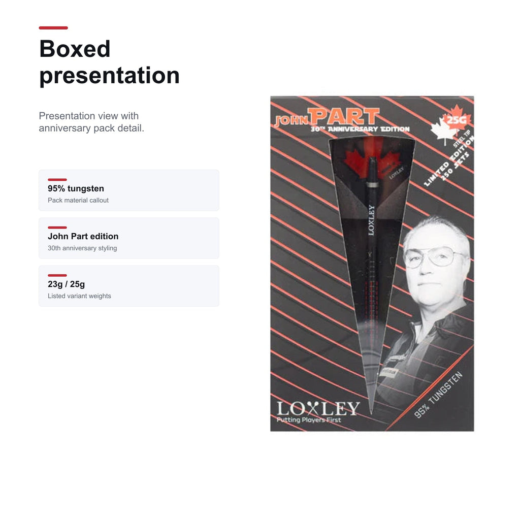 Loxley John Part 30th Anniversary Edition 95% boxed presentation image