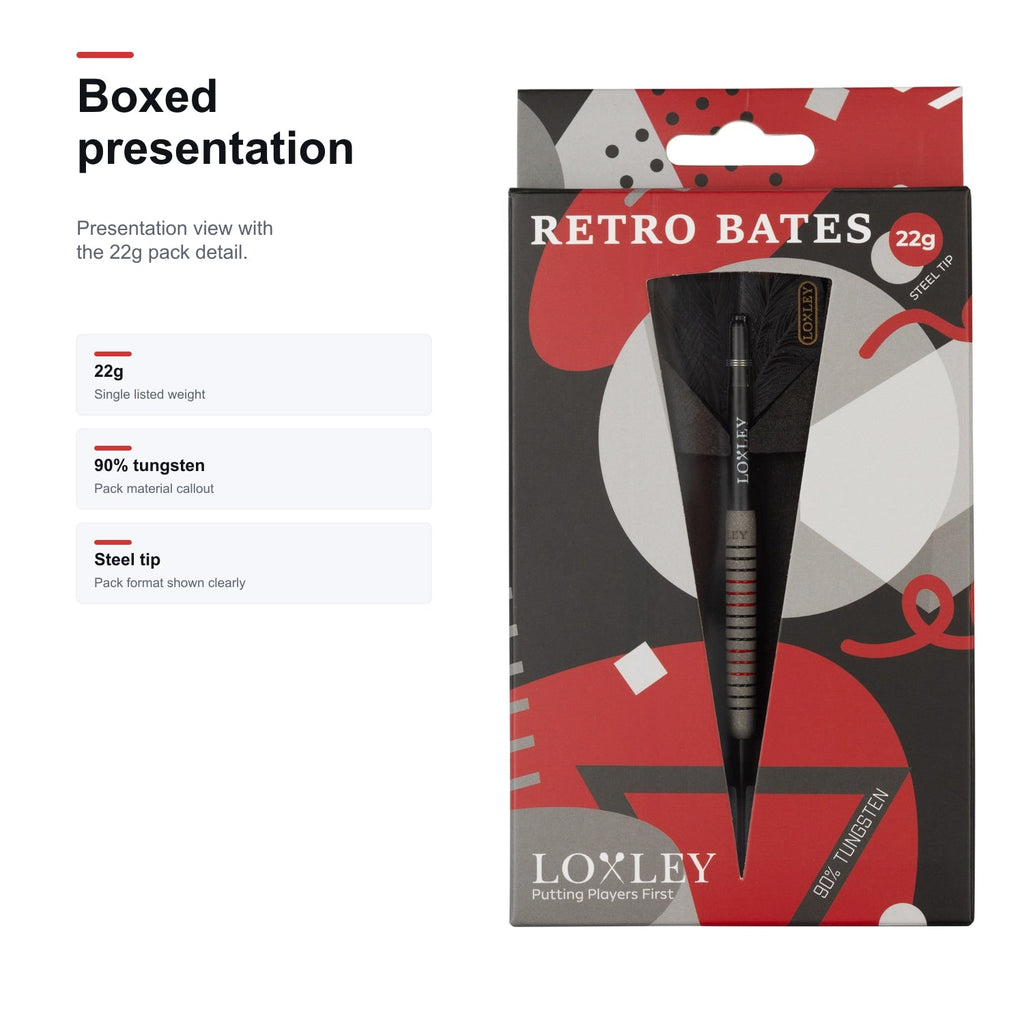 Loxley Retro Bates 90% boxed presentation image