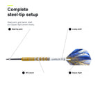 Loxley Robbie Knops The Saiyan 90% complete steel-tip setup image
