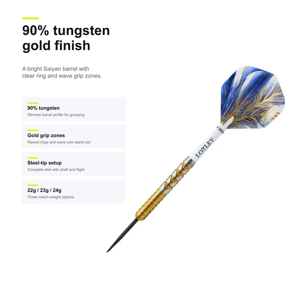 Loxley Robbie Knops The Saiyan 90% tungsten gold finish image