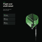 Loxley Robin Model II Micro Grip 90% flight and shaft detail