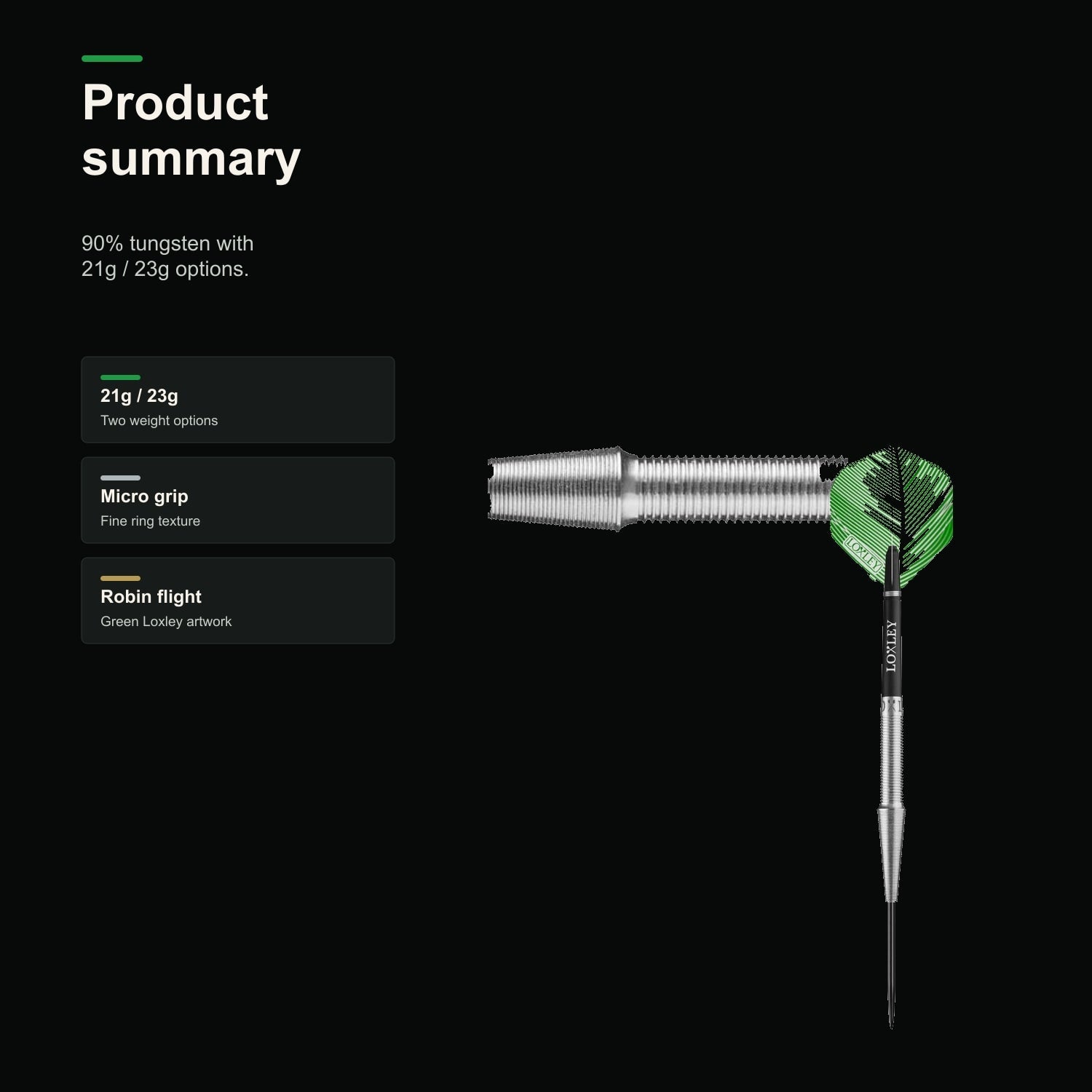 Loxley Robin Model II Micro Grip 90% product summary