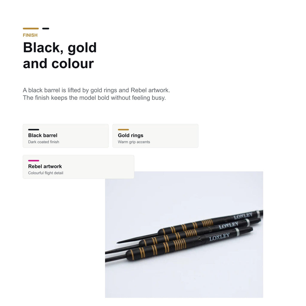 Loxley Ronny Huybrechts Rebel Edition 90% black gold and colour finish image