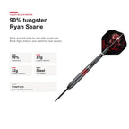 Loxley Ryan Searle Black 90% darts profile