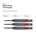 Loxley Ryan Searle Black 90% ring grip barrel detail