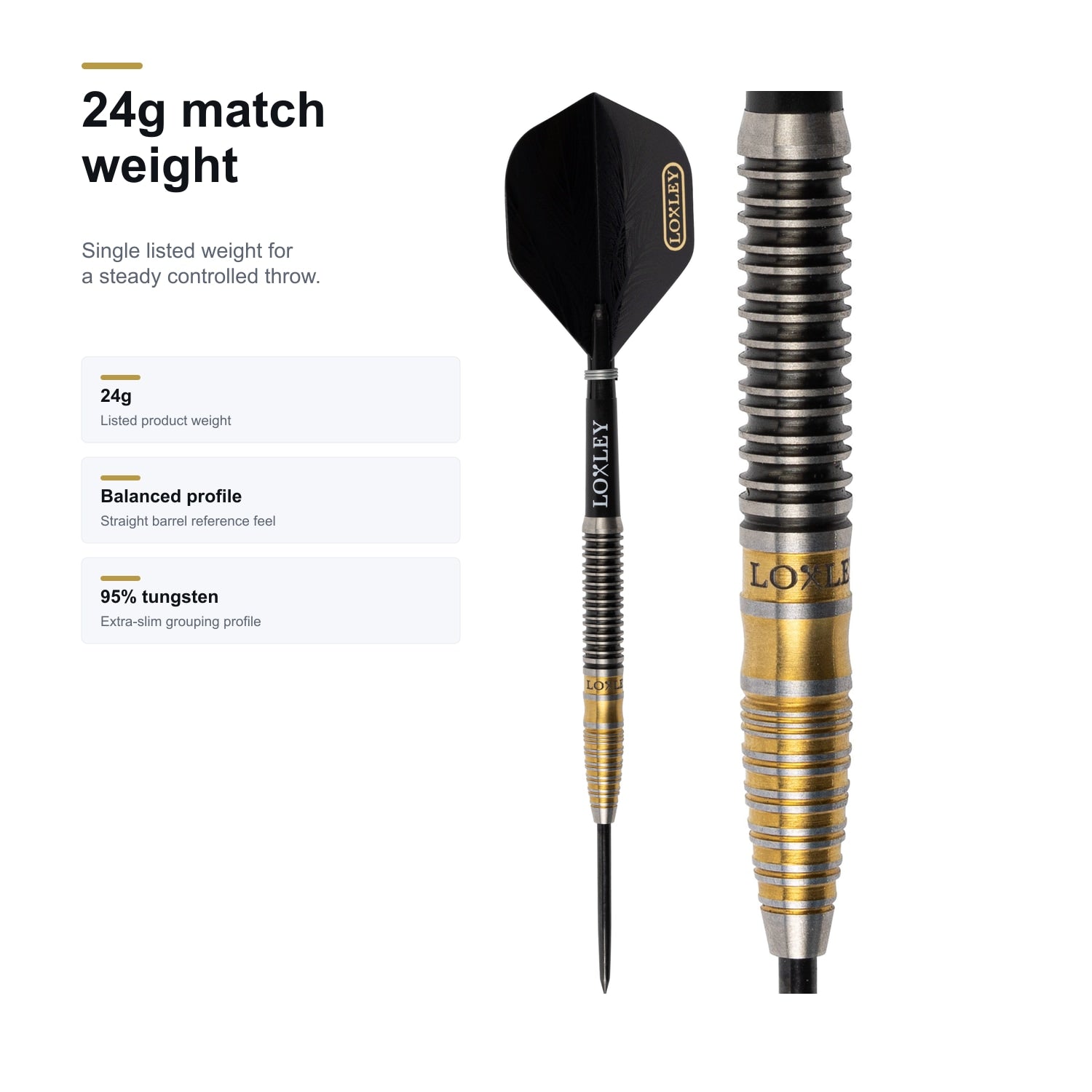 Loxley The Notorious 95% 24g match weight image