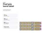 Luke Littler G1 Prodigy Pixel Grip barrel detail