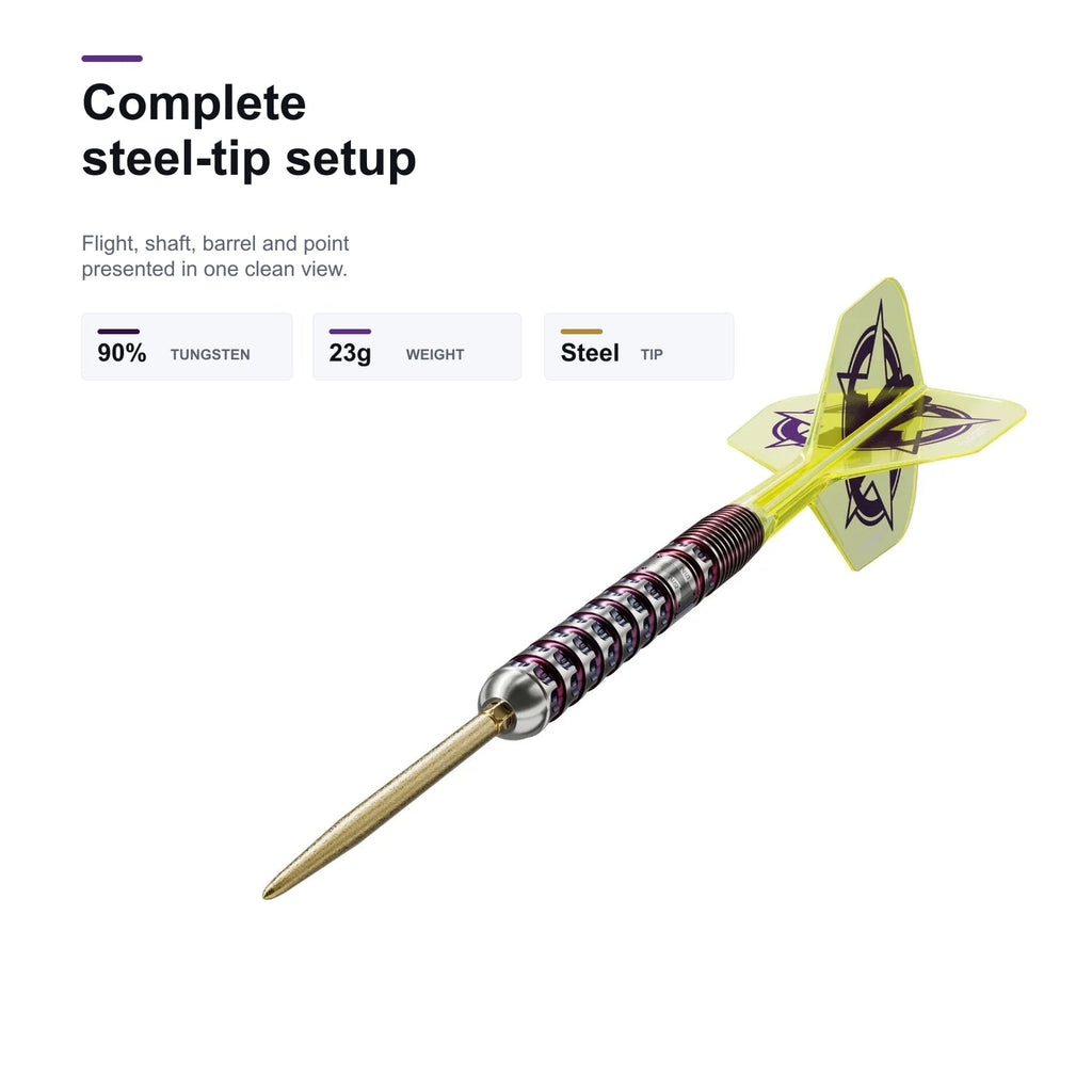 Luke Littler World Champion 2025 complete steel tip setup