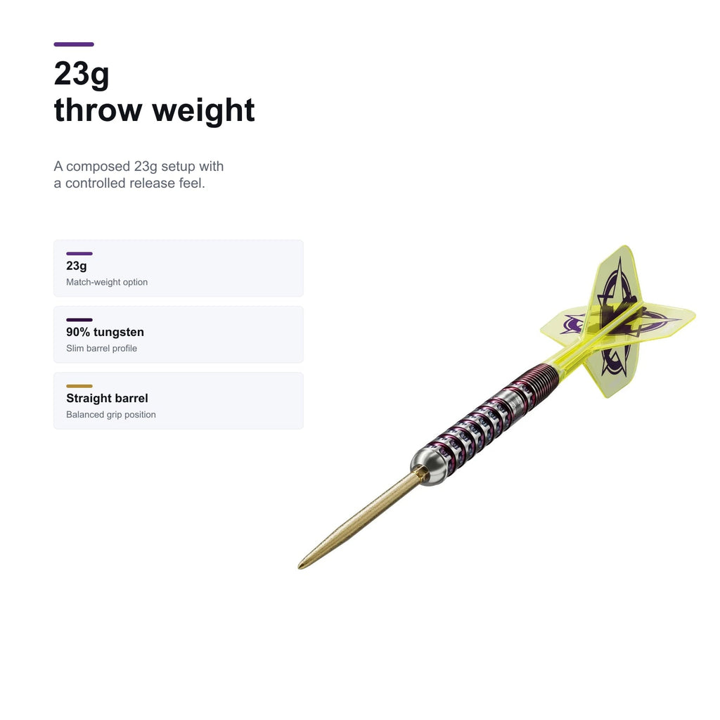 Luke Littler World Champion 2025 23g steel tip dart weight