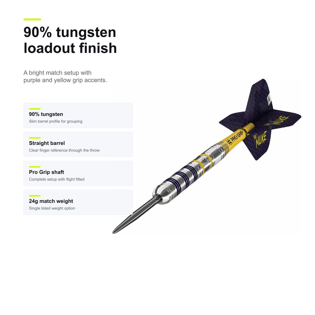 Luke The Nuke Littler Loadout 90% Tungsten Darts loadout finish image