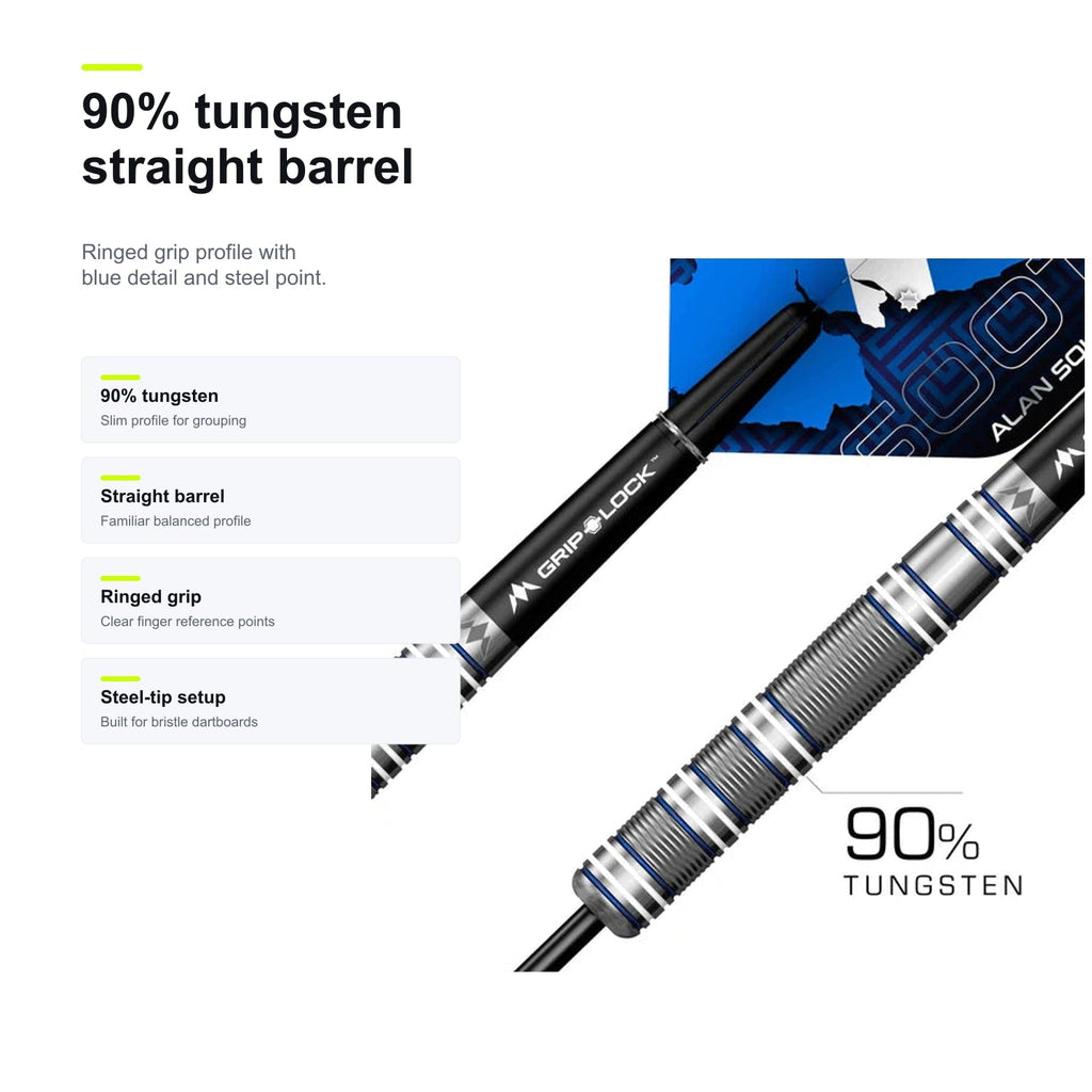 Mission Alan Soutar 90% tungsten straight barrel image