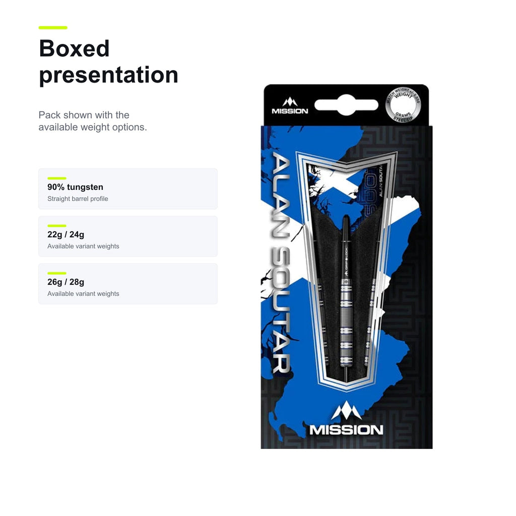 Mission Alan Soutar 90% boxed presentation image