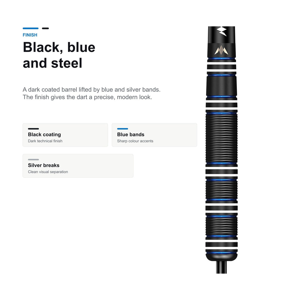 Mission Alan Soutar Black 90% black blue and steel finish image