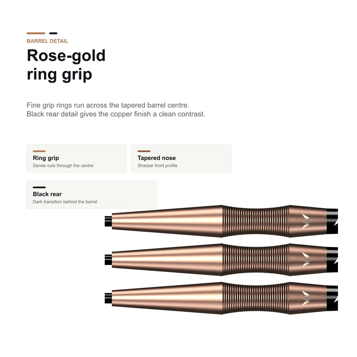 Mission Connor Scutt The Sniper V2 95% rose gold barrel detail
