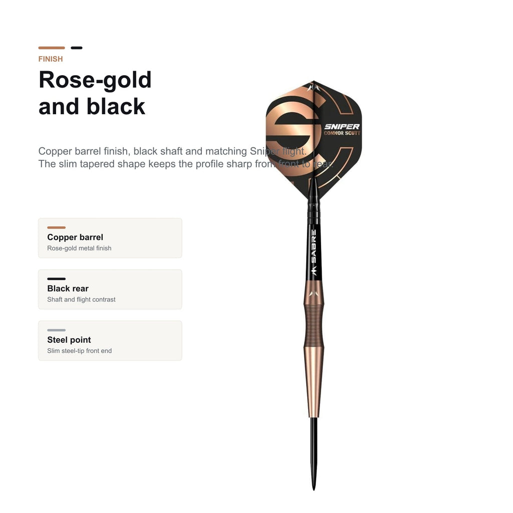 Mission Connor Scutt The Sniper V2 95% rose gold black finish highlights