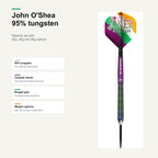 Mission John O'Shea 95% darts product profile