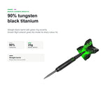 Mission Martin Lukeman Smash Black Titanium 90% tungsten profile product image