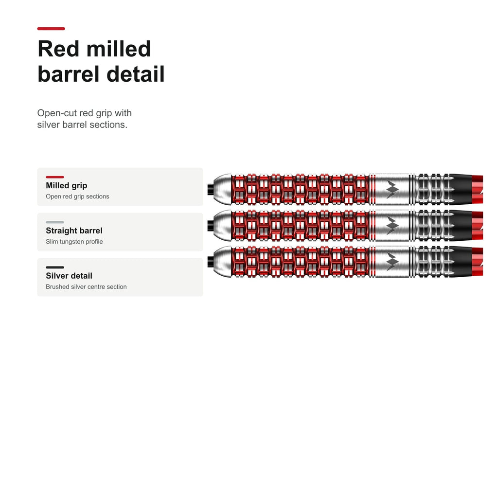 Mission Roman Benecky 90% red milled barrel detail