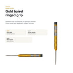 One80 Beau Greaves Gold Edition 90% gold ringed barrel detail