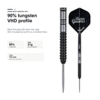 One80 Beau Greaves VHD Black Edition 90% tungsten VHD profile