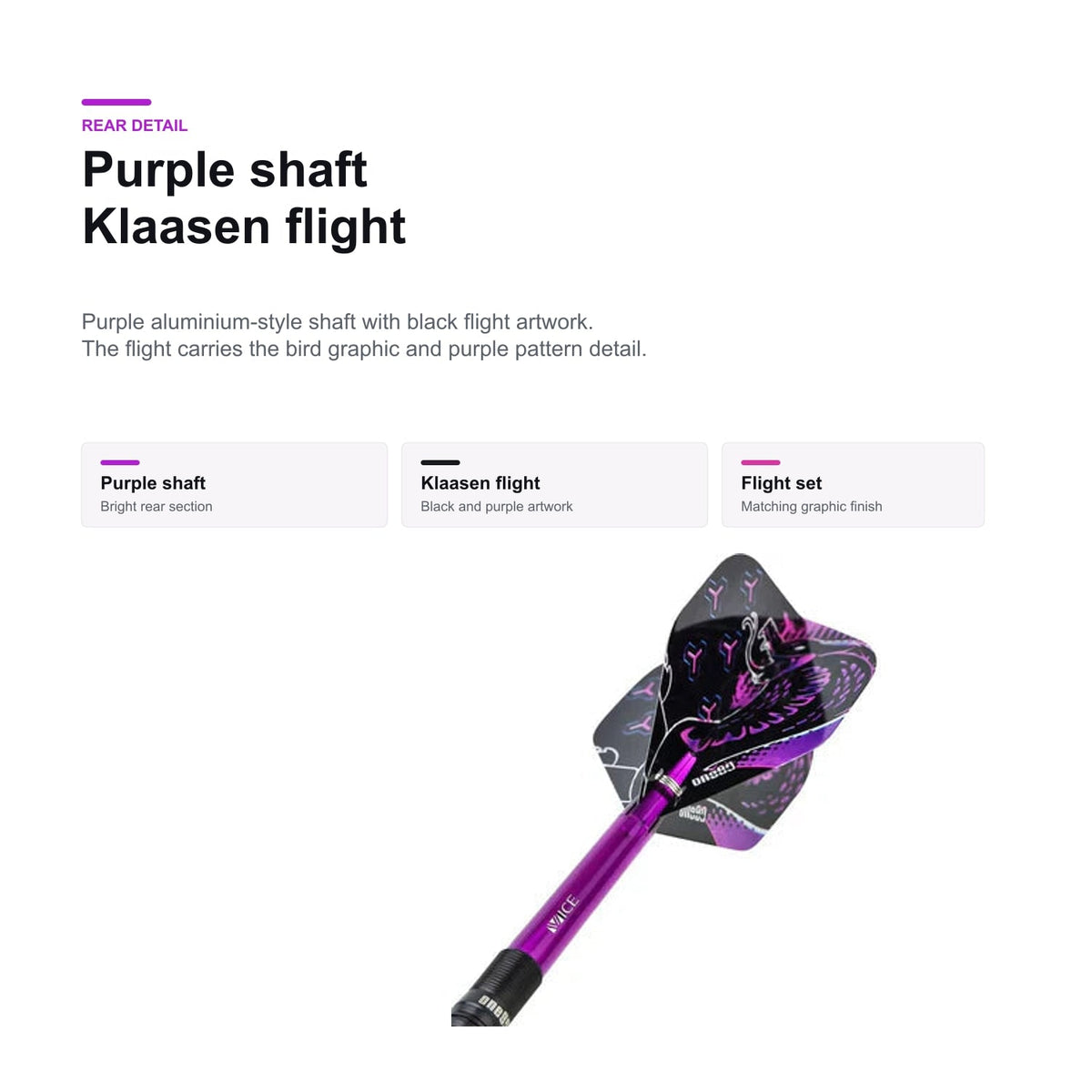 One80 Jelle Klaasen HD 80% shaft and flight detail