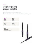 One80 Jelle Klaasen VHD 90% 21g 23g 25g player weights