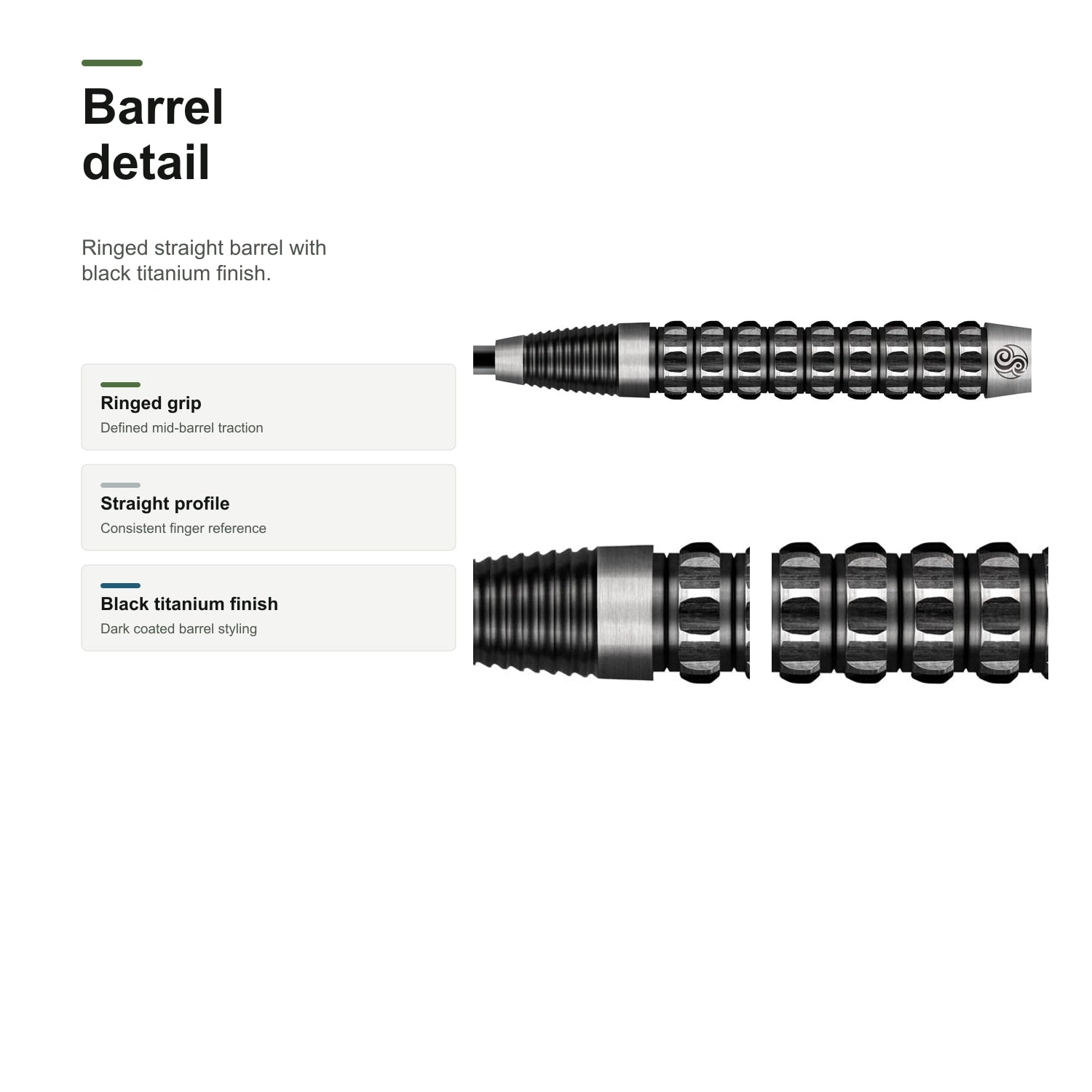 Shot Americana Gator 90% black titanium barrel detail