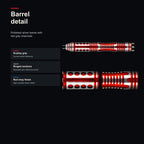 Shot Americana Route 66 80% red and silver barrel detail