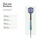 Shot Celt Boudicca 90% Steeltip darts profile image