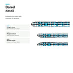 Shot Celt Boudicca 90% Steeltip darts barrel detail image