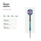 Shot Celt Boudicca 90% Steeltip darts weight options image