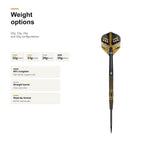 Shot Devon Peterson The Greatness 90% steeltip darts weight options