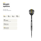 Shot Devon Peterson Wisdom 80% Steeltip darts weight options
