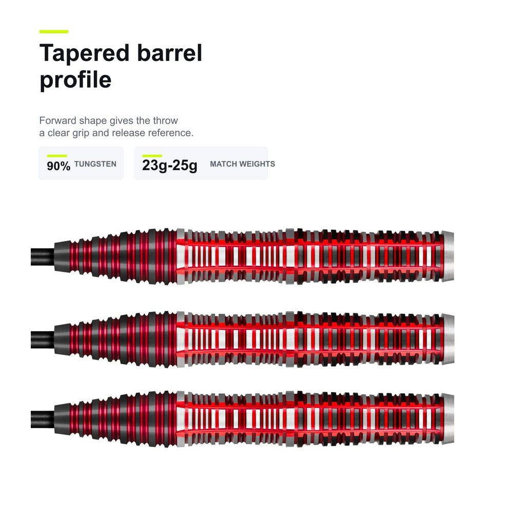 Shot Future Knights Dreadheart 90% tapered barrel profile image