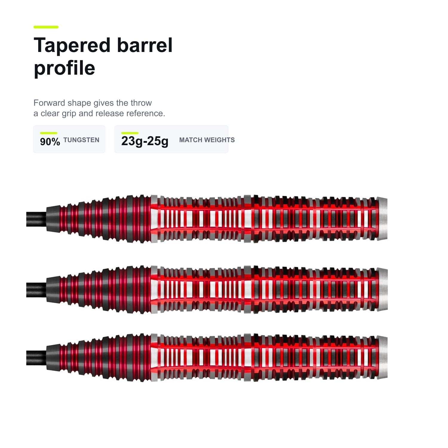 Shot Future Knights Dreadheart 90% tapered barrel profile image