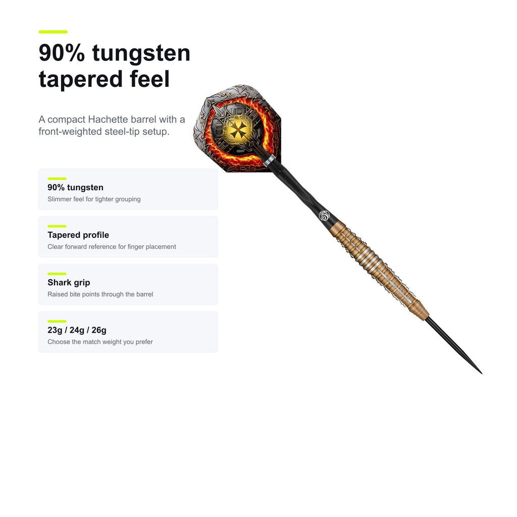 Shot Future Knights Hachette 90% tungsten tapered feel image