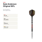 Shot Kyle Anderson The Original 90% Steeltip darts product profile