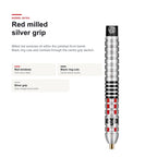 Shot Michael Smith 90% Achieve red and silver barrel detail image