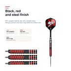 Shot Michael Smith 90% Defiant black red and steel finish highlights