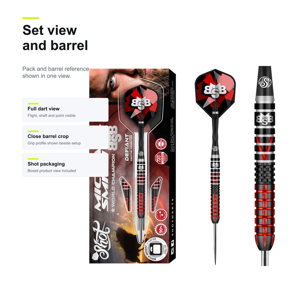 Shot Michael Smith 90% Defiant set and barrel view image