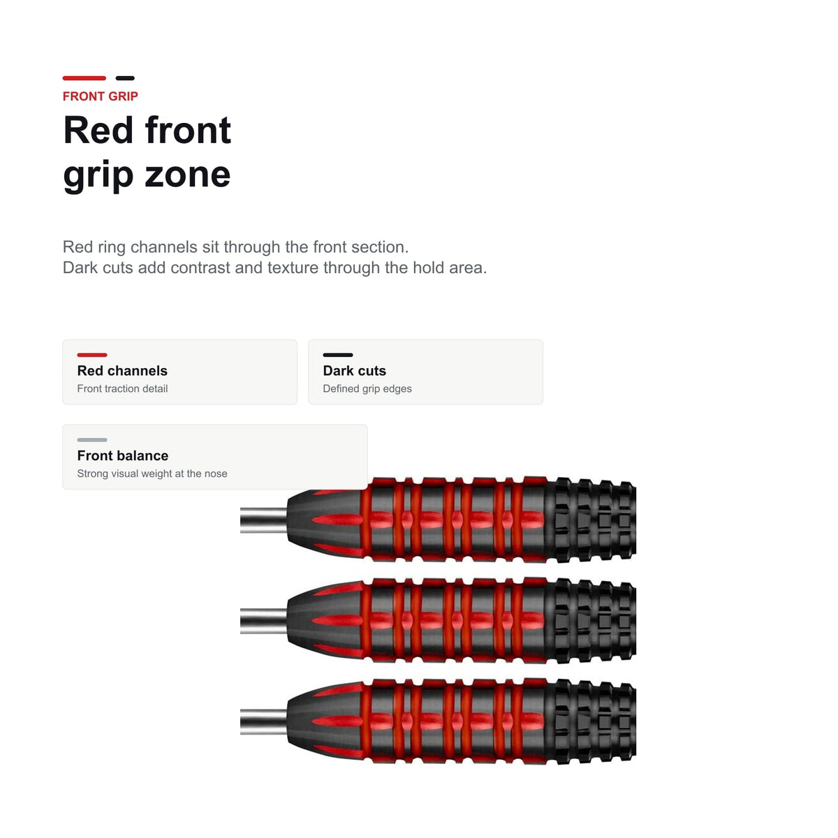 Shot Michael Smith 90% Tenacious red front grip detail