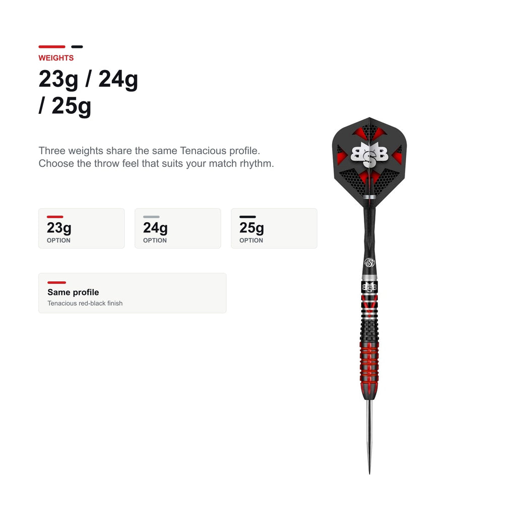 Shot Michael Smith 90% Tenacious 23g 24g 25g weight range product image