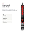 Shot Michael Smith 90% Tenacious black red and silver finish detail