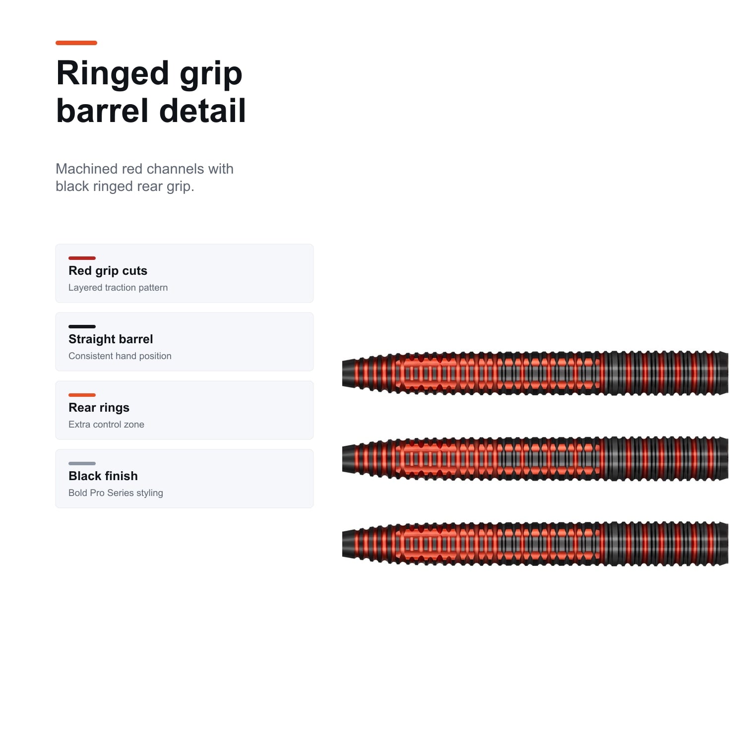 Shot Pro Series Bradley Brooks ringed grip detail