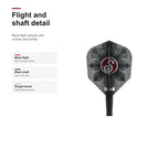 Shot Pro Series Haupai Puha 90% flight and shaft detail image