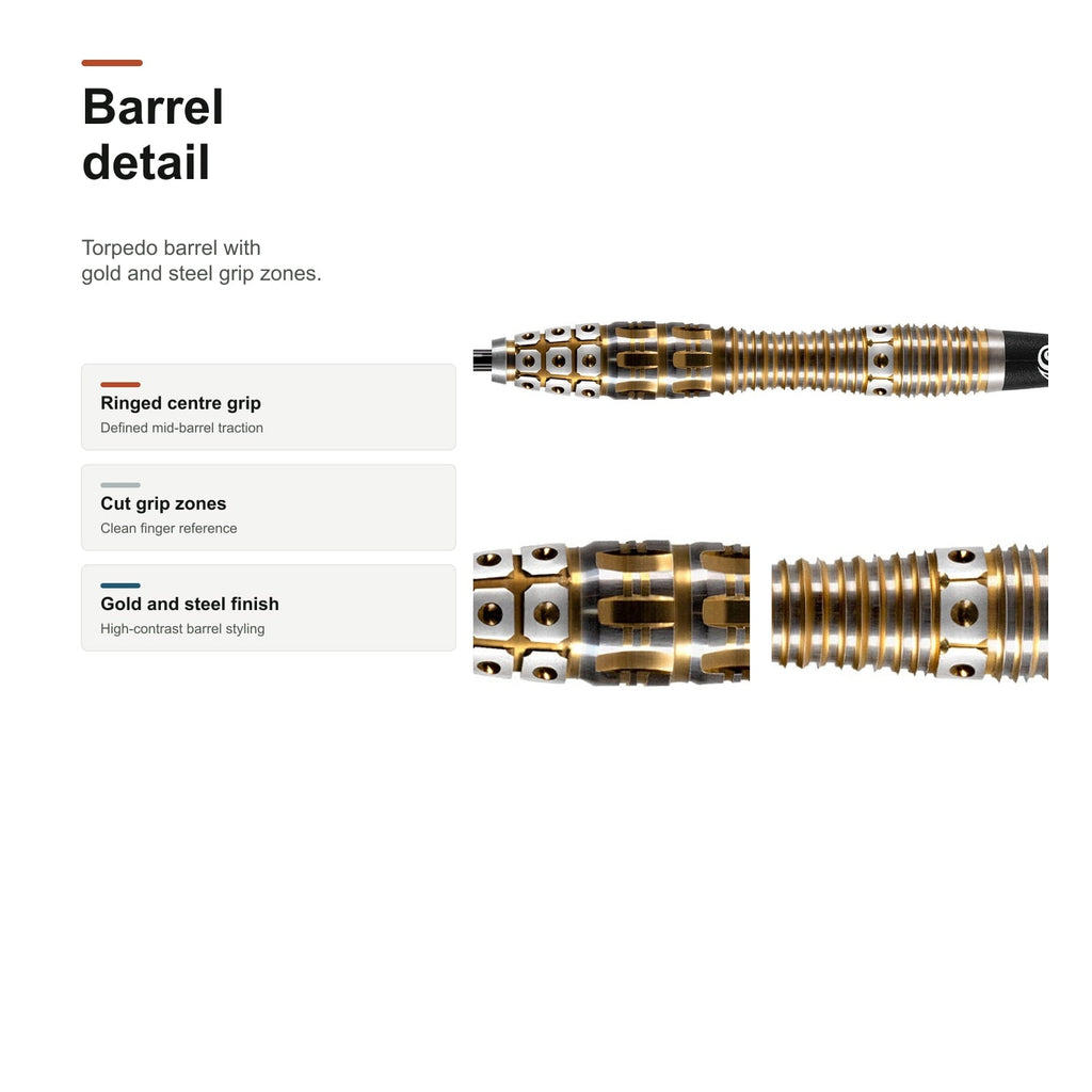 Shot Roman Empire Legion 90% gold and steel barrel detail