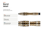 Shot Roman Empire Legion 90% gold and steel barrel detail